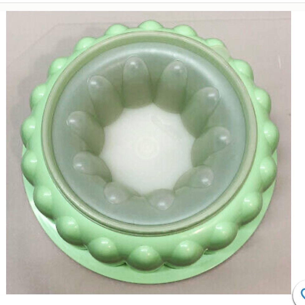 Vintage Jello Mold, Tupperware Jello Mold, Vintage Tupperware Mold