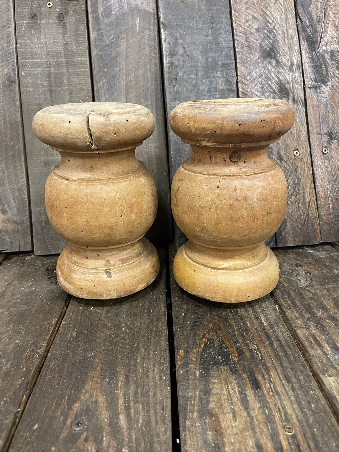 Vintage Table Legs Turned Chair Legs Molding Solid Wood Etsy