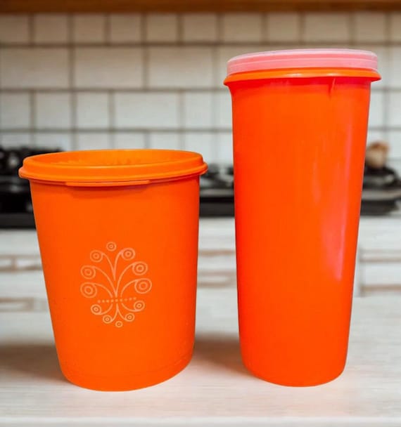 タッパーウェア　デコレーター　3点セット　レトロ　Tupperware オレンジ Yahoo!オークション -「タッパーウェア デコレーター」の落札