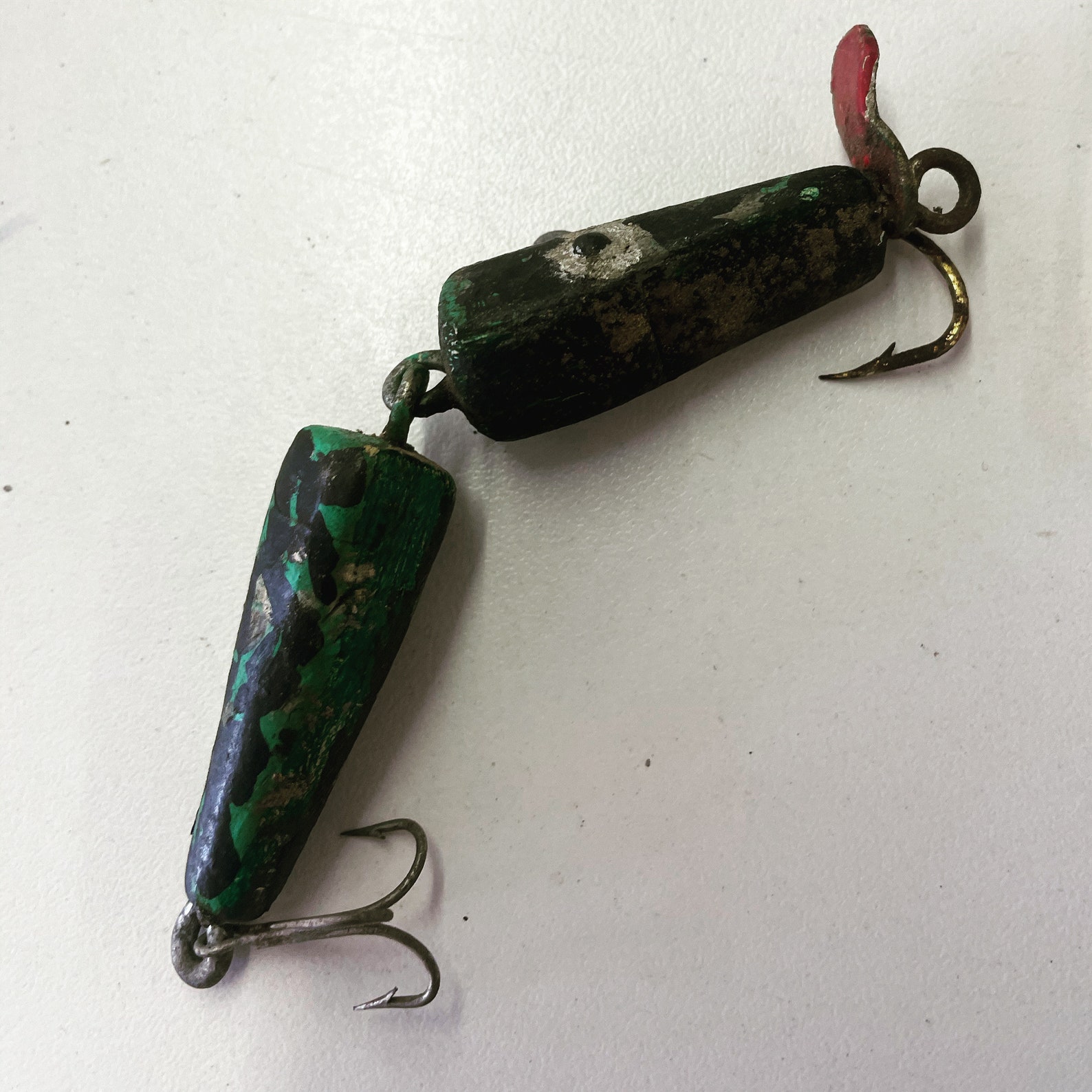 Antique Folk Art Fishing Lure Primitive Etsy