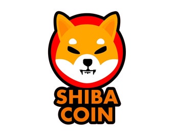 Shiba Inu (Shib) Autocollants de pièce de monnaie #2