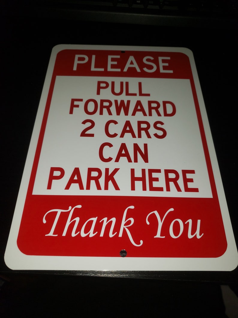 Custom Parking Sign - Etsy
