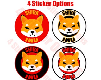 Autocollants de jeton Shiba Inu (Shib)