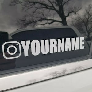 Custom Instagram Decal Sticker