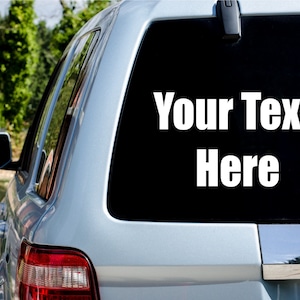 Custom Personalized Vinyl Sticker Decal