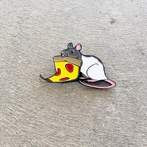 Pizza Rat Abby New Version inch Enamel Pin