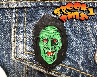 Spooky Pins Halloween Witch Enamel 1.5 inch Pin