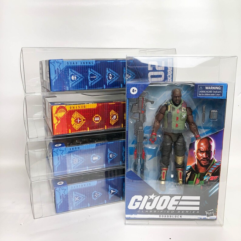 Action Figure Protector Cases Set of 6 Fits G.i.joe TMNT Etsy