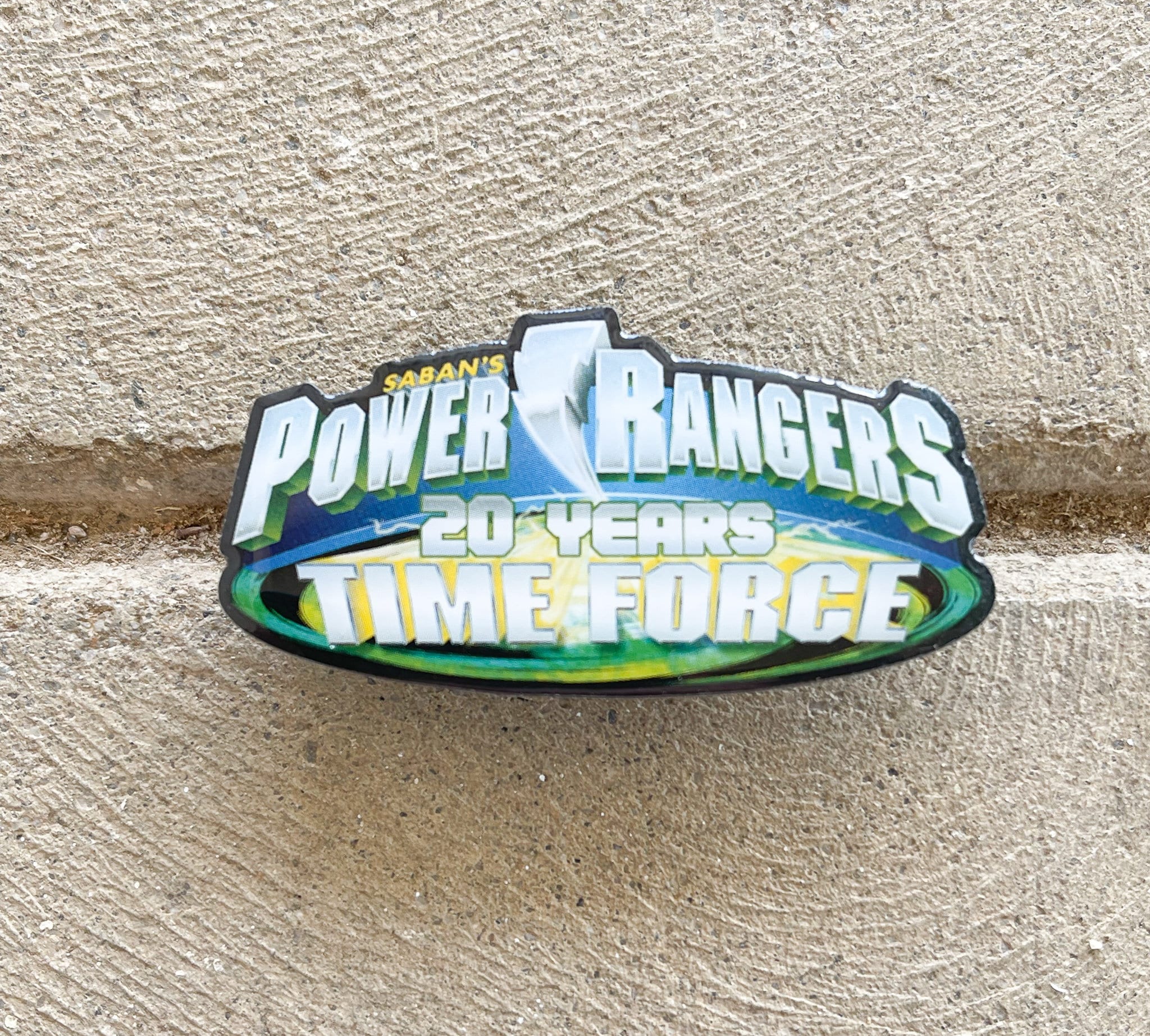 Power Morphicon 2022 Time Force 20 Years Logo Pin Etsy