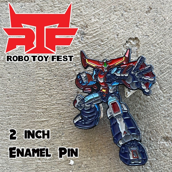 Robo Toy Fest RTF-X Robo 2 inch Enamel Pin Tsuyoshi Nonka Design