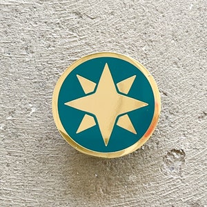 Power Morphicon 2022 Ninja Storm Green Logo Pin