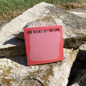 Funny Sticky Note Pad, Office Stationary, Cute Gift, Coworker Gift, Funny To-Do List