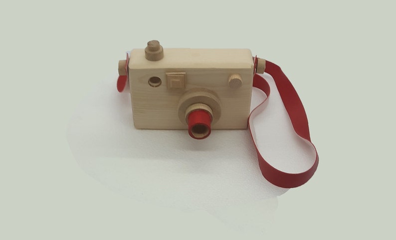 Camera, handmade camera, wooden toys ,toys, wooden camera, montessori toys,gift, natural image 5