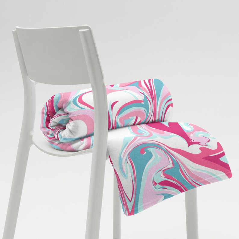 Abstract Throw Blanket Etsy