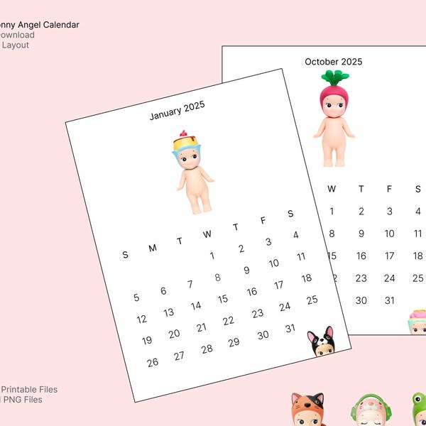 Calendrier De L’avent Sonny Angel - 12 Figurines Bébé En Résine - 7,5 à 9,5 Cm - Collection édition Limitée
