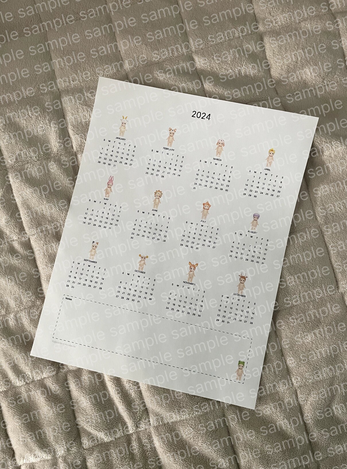 Sonny Angel Calendar Etsy