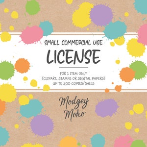 1 petite licence commerciale pour un ensemble de cliparts/papiers numériques/timbres jusqu’à 500 exemplaires.