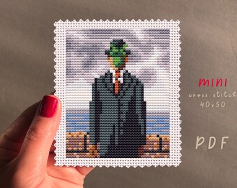 The Son Of Man Cross Stitch Pattern: DIY Embroidery (PDF Pattern)