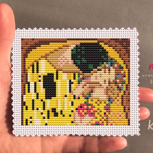 De Kiss Cross Stitch Kit, Animal Crossing Kit, Keuken Kruissteek, Download Xstitch, Craft Gift, Moderne Kwekerij Kunst