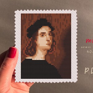 Raphael Santi - Cross Stitch Pattern, Do It Yourself, Embroidery Pattern, Cross Stitch, Cross Stitch Pattern, Cross Stitch Kit