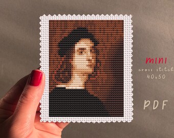 Raphael Santi Cross Stitch Pattern: DIY Embroidery (PDF Pattern)