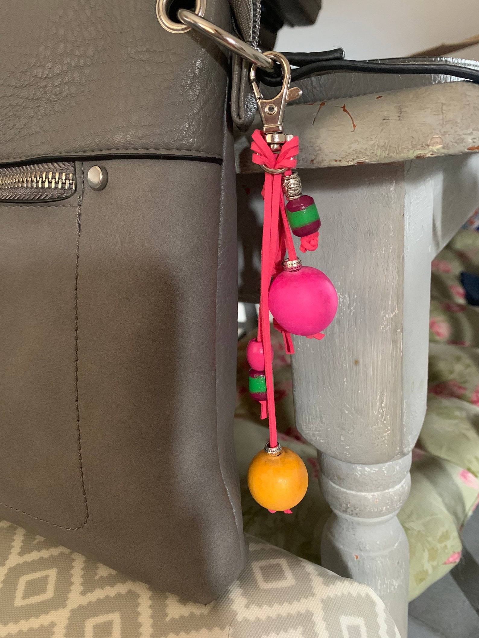 Hand made bag charm Etsy