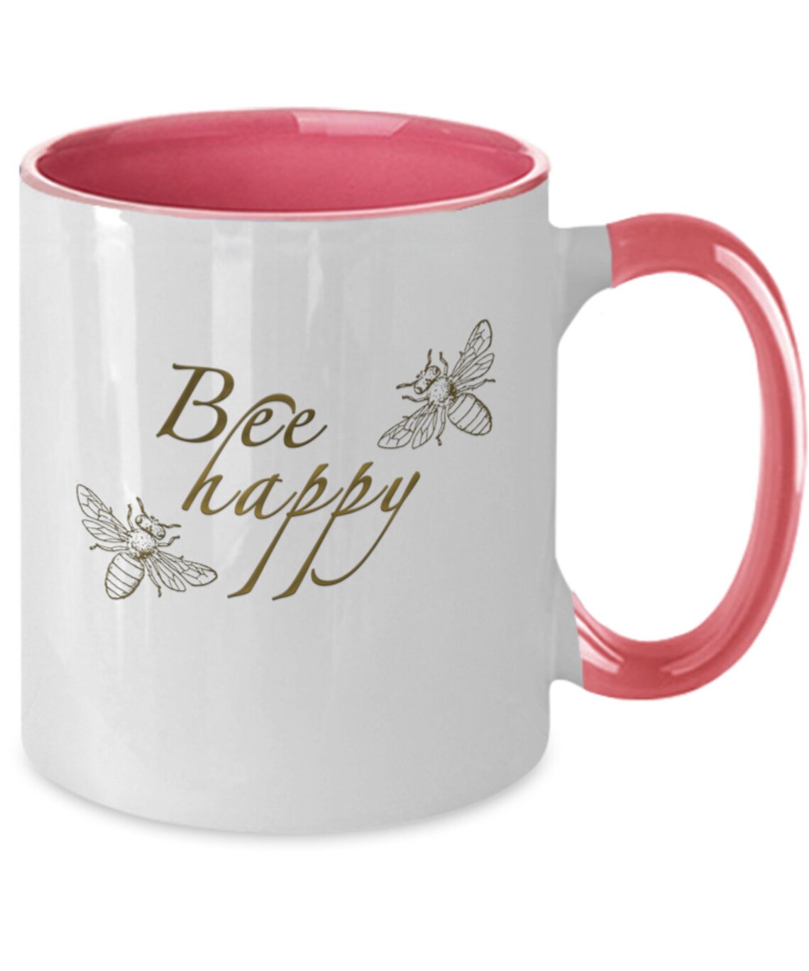 Bee Happy Coffee Mug Gift for Her | Etsy