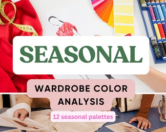 Personalized Seasonal Color Analysis: Digital Palette & Quiz (Digital Download)