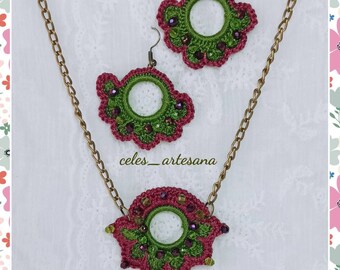 Collar crochet - Etsy España