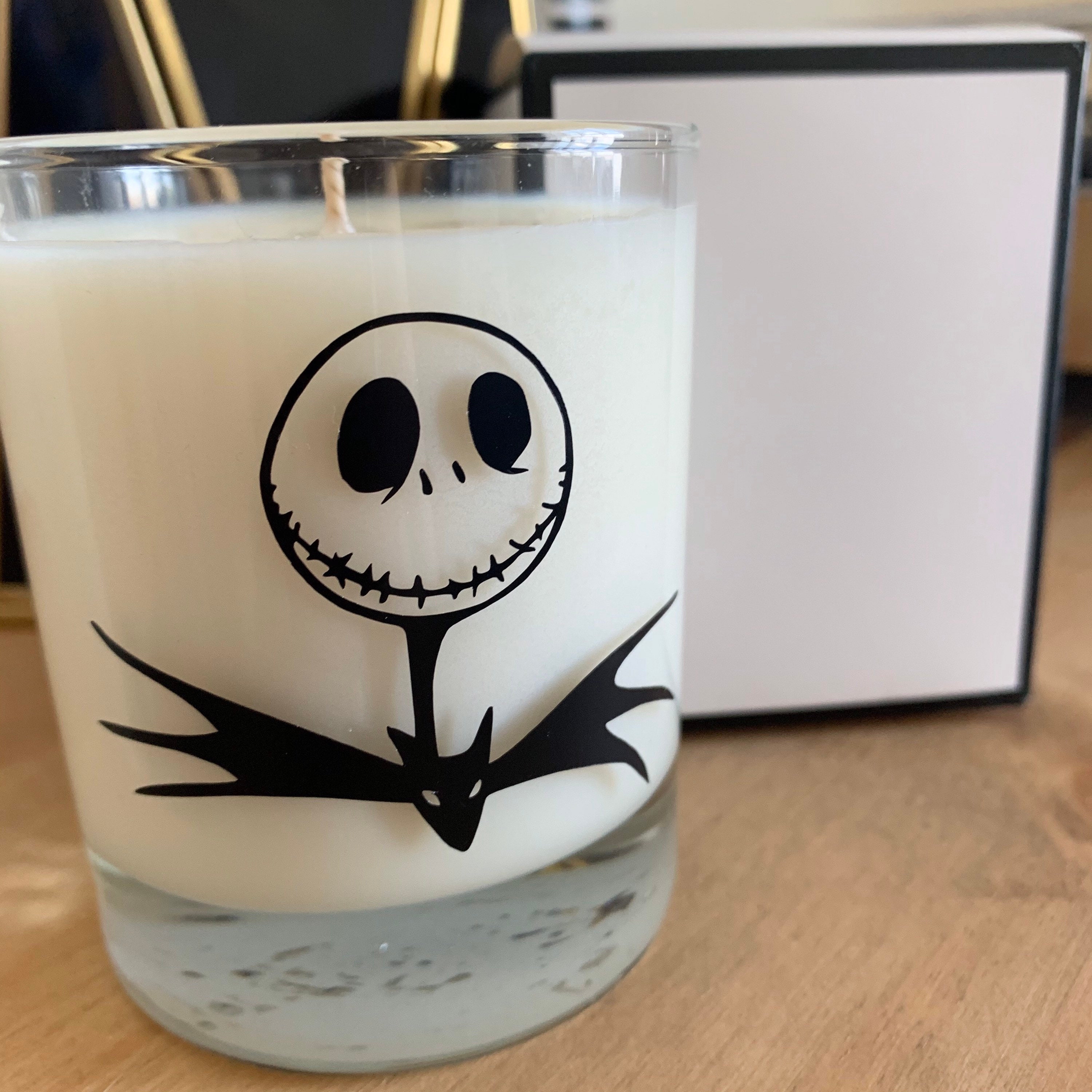 Nightmare Before Christmas Scented Candle Etsy UK