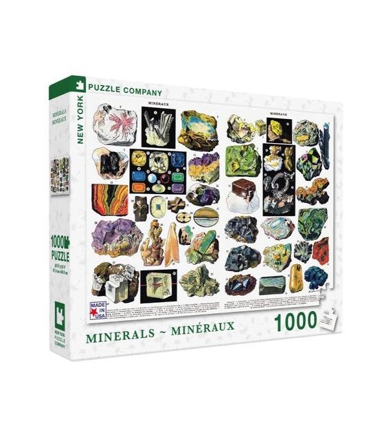 Minerals 1000 Pieces Jigsaw Puzzle New York Puzzle Company Etsy