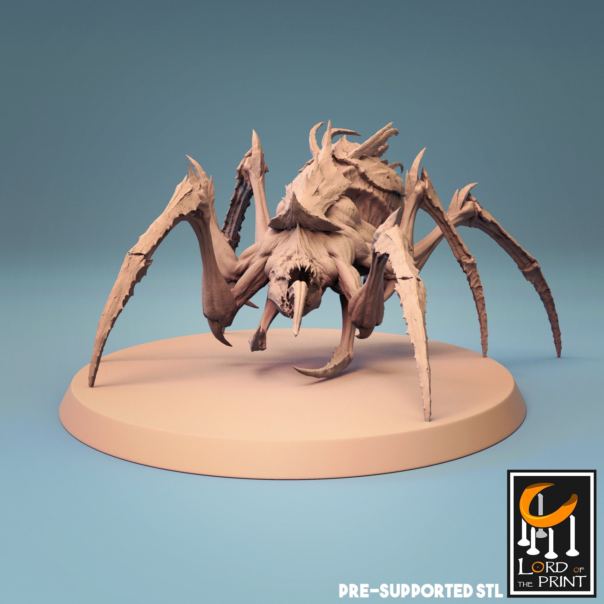 Giant Spider Miniatures by Lord of the Print 3D Printed Dnd | Etsy