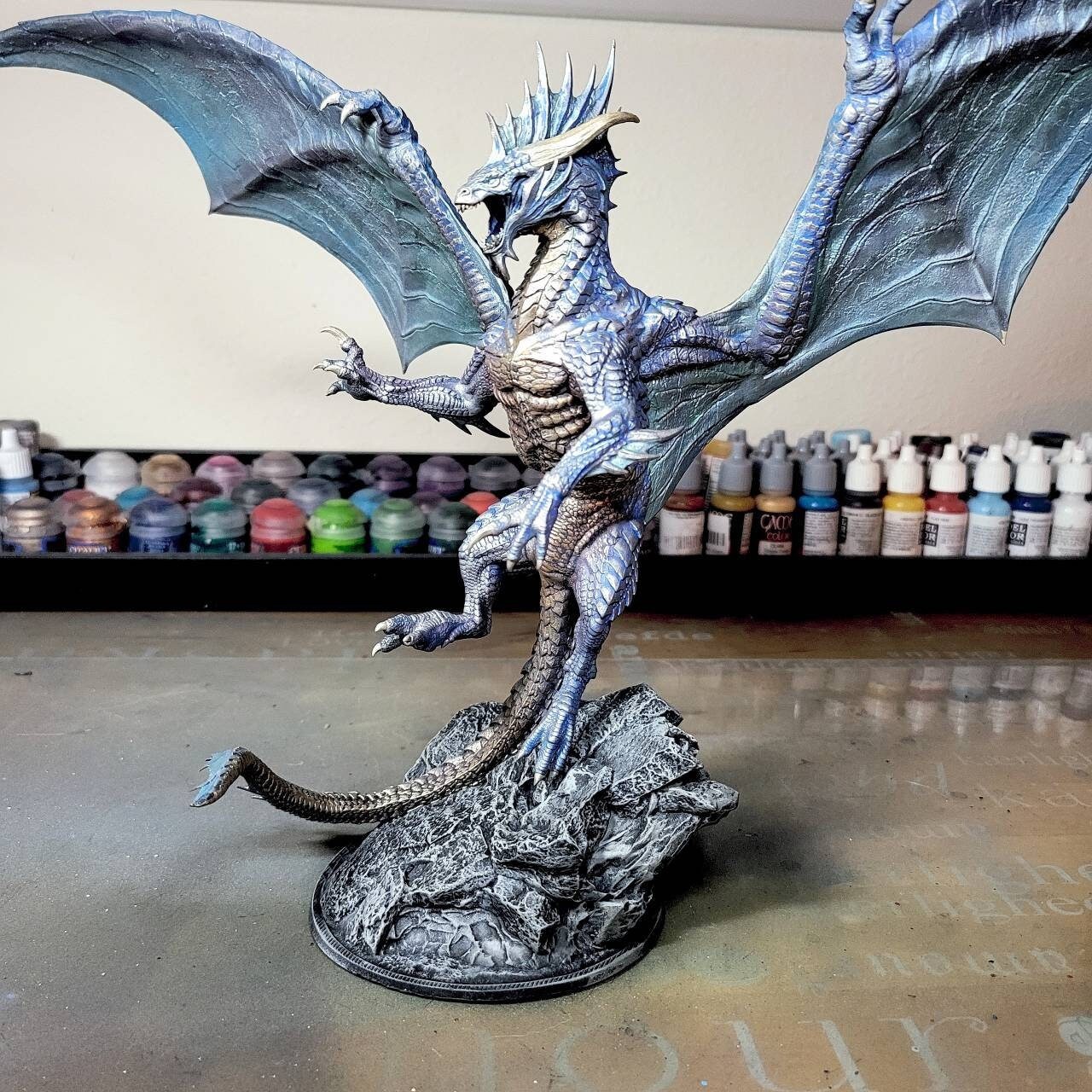 Metallic Dragon - Etsy