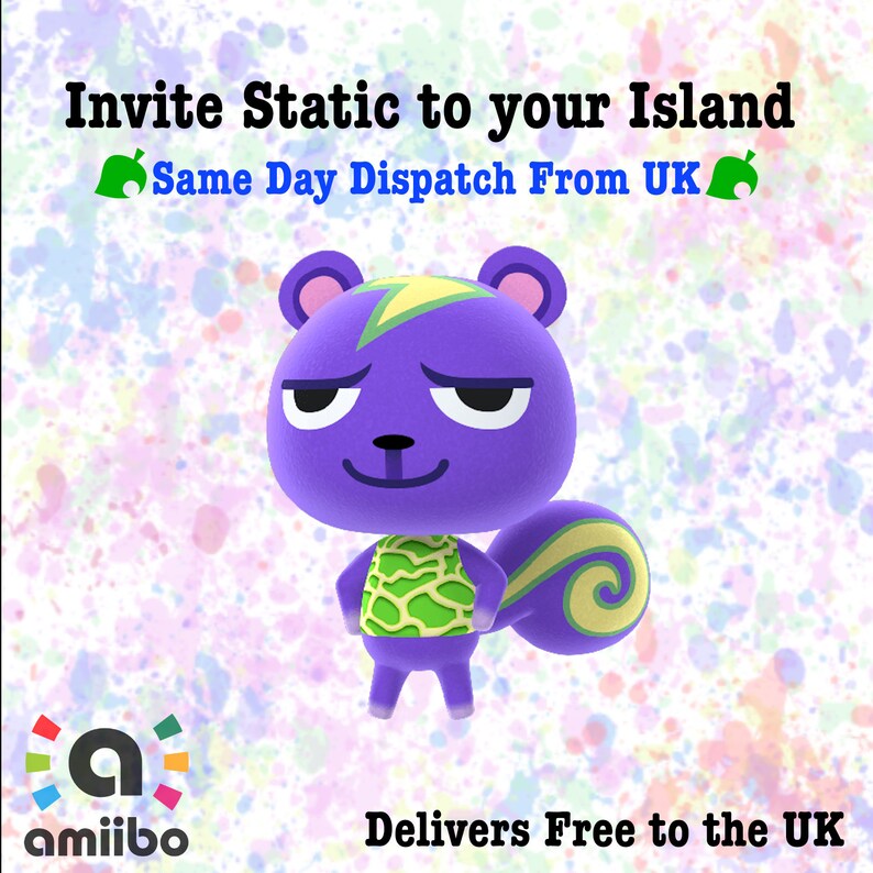 Static Animal Crossing Amiibo Card tarjeta amiibo animal | Etsy