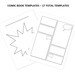 Printable Comic Book Templates, PDF Files, 17 Unique Templates, Print ...