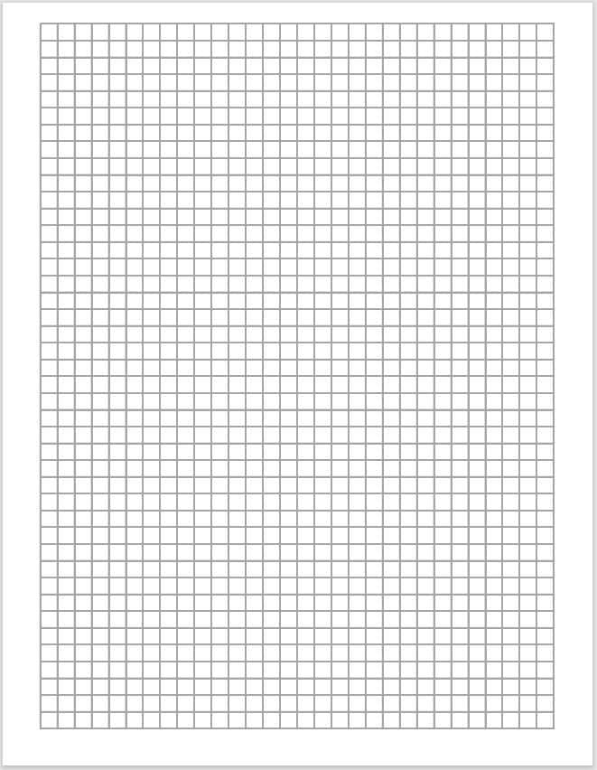 Downloadable Graph Paper