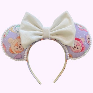 Furry Friends Purple Ears Headband