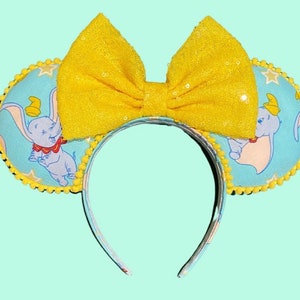 Blue and Yellow “Lift You Up” Ears Headband