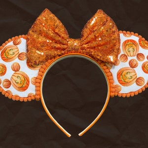 Classic Pumpkin Halloween Ears (Limited Quantity)