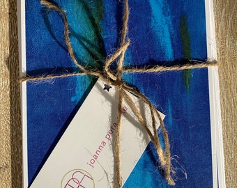 Abstract Blue (Notecards)