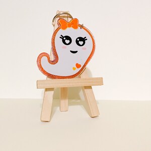Ghost Keychain | Ghost Baby Keychain | Perfect Gift for Ghost Lovers | Halloween Gifts | Gifts with White | Gifts for Halloween