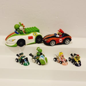 Mario Kart Pull Back Speed Racers Bowser Hot Rod Race Car from Japan