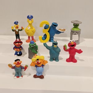 Vintage Sesame Street Figure Set