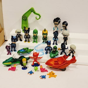 Lot of 11 Disney Junior PJ Masks Toys Figures Cake Toppers Just