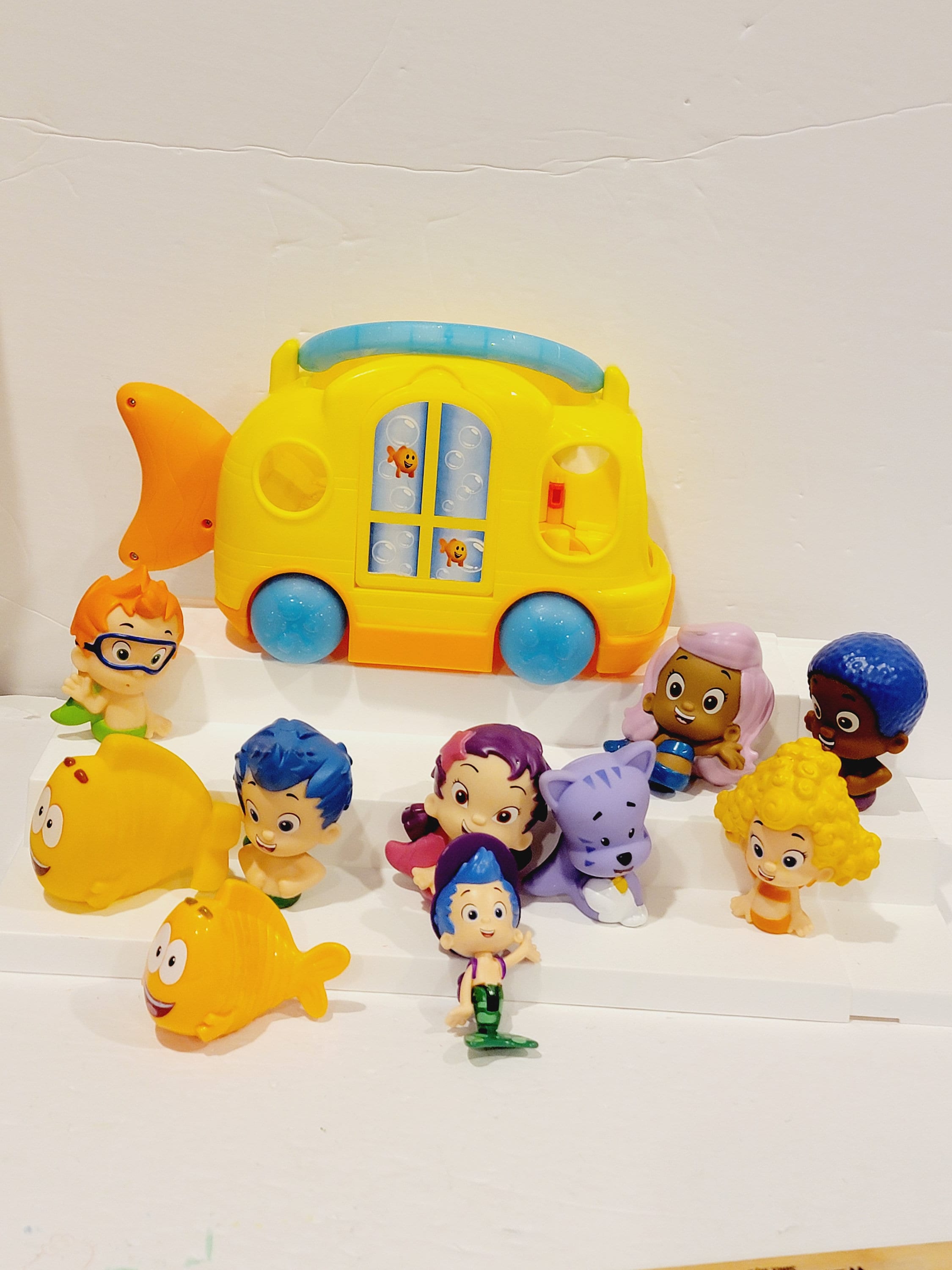 Mr Grouper Bubble Guppies School Bus Toy Team Umizoomi Toy Bubble