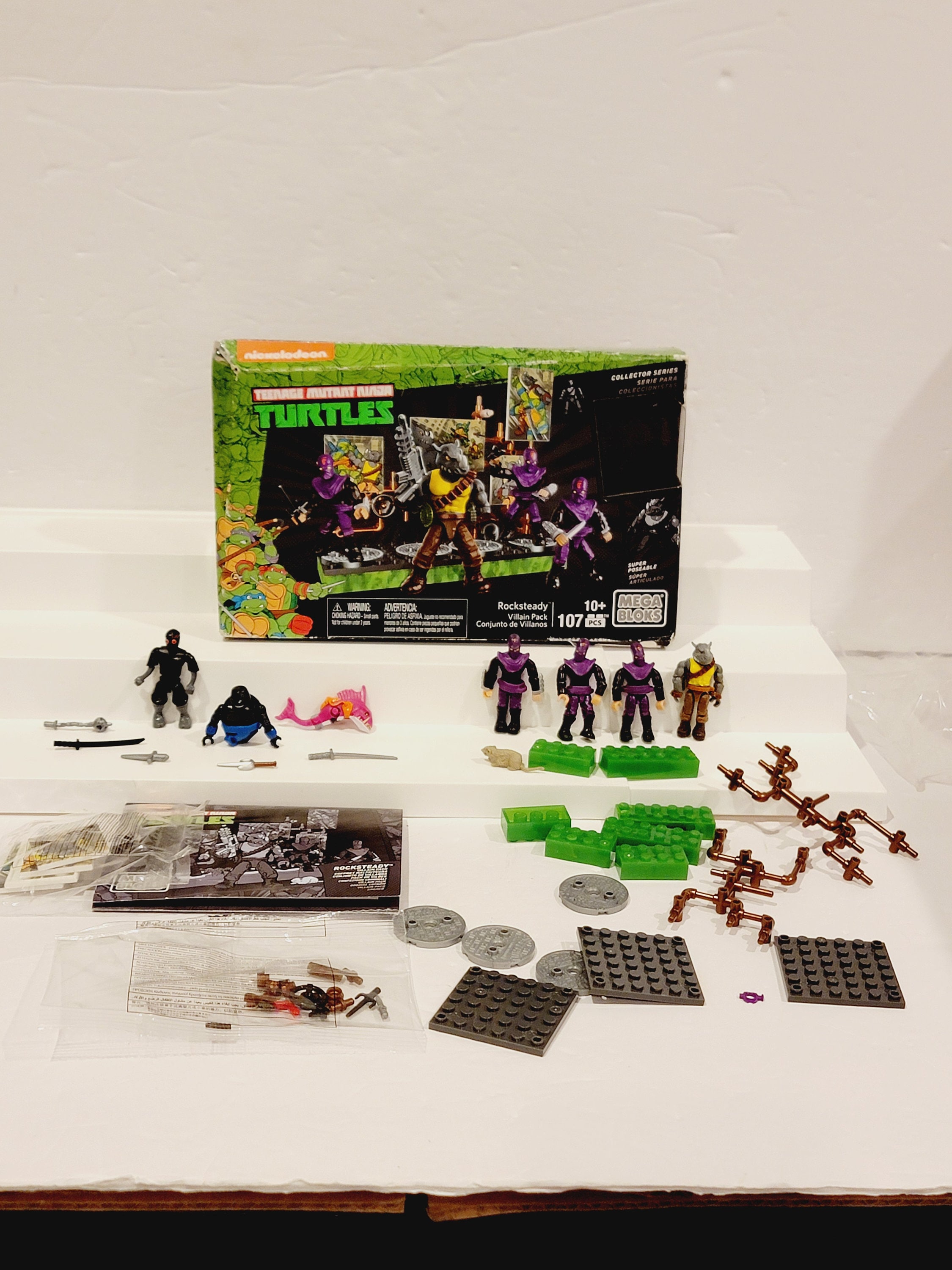 Mega Bloks Teenage Mutant Ninja Turtles Rocksteady Villain Pack - Etsy