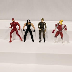 Diecast Metal Posable Action Figure Set
