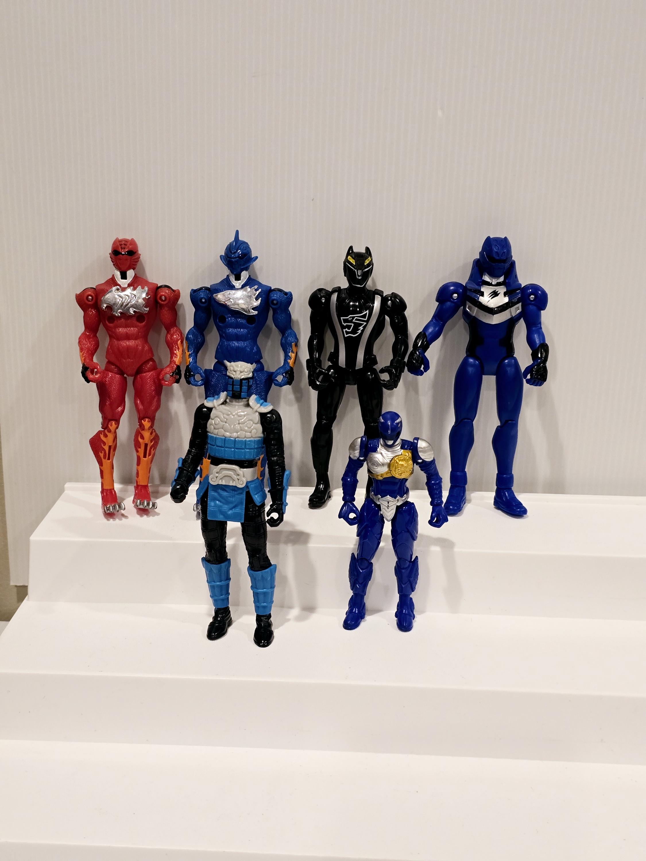 Power Rangers Jungle Fury Action Figure Set - Etsy