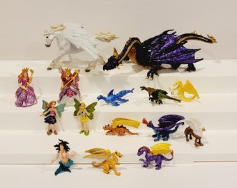 Safari Ltd Mythical Realms 5" Pegasus and Fairy  Action Figure Fantasy Creature Set