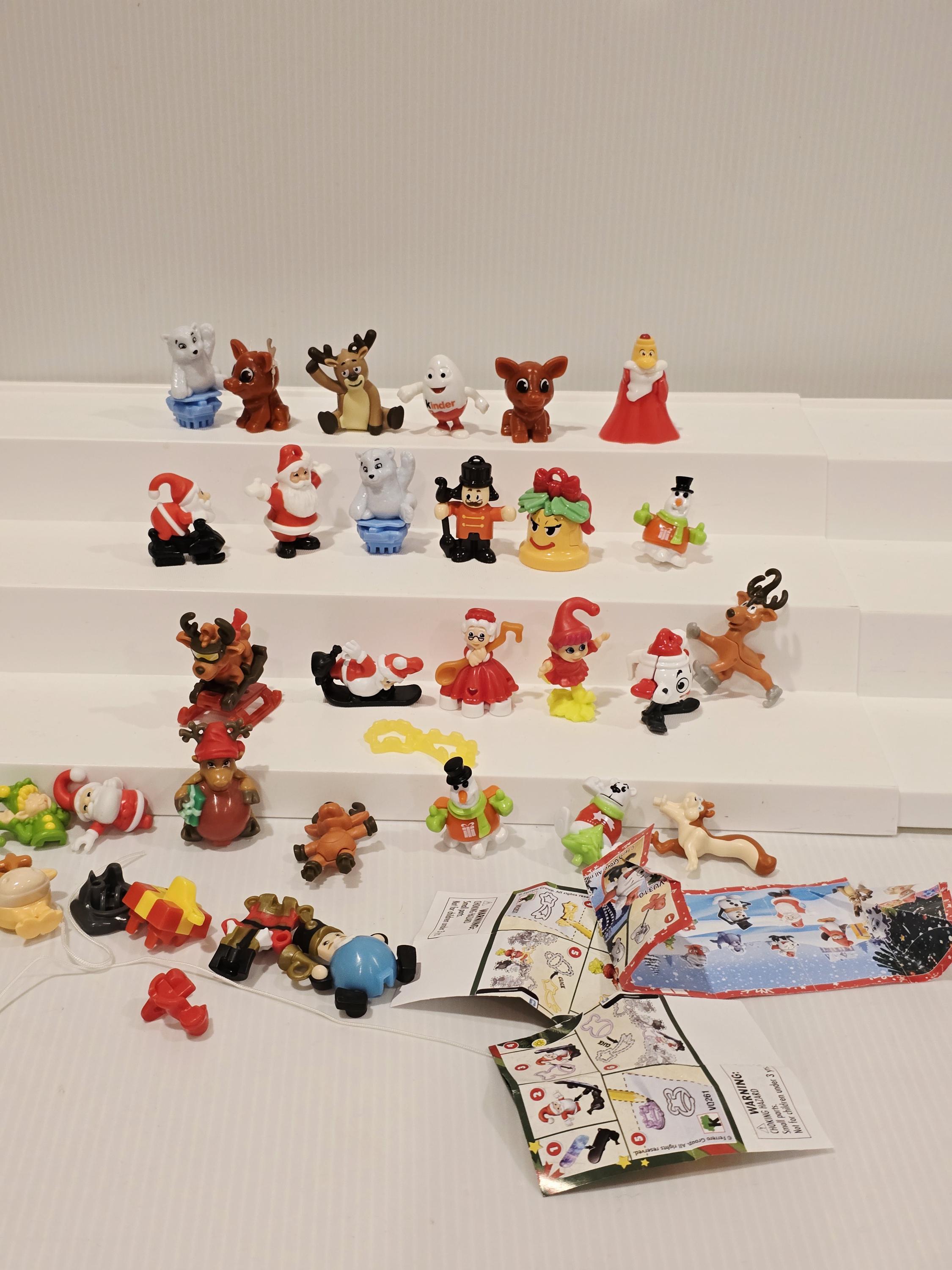 Kinder Suprise Christmas Mini Figure Set - Etsy